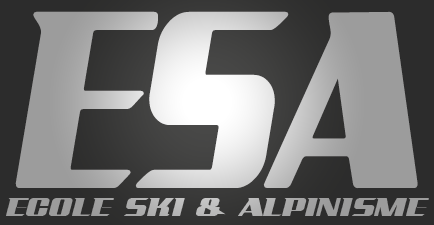 Ecole de ski Courchevel logo EAS Black ski