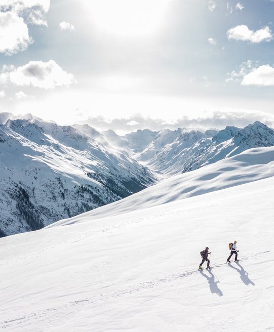 ski de randonnée sur glacier guide